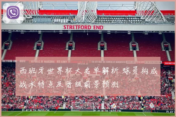 西班牙世界杯大名单解析 球员构成战术特点及晋级前景预测